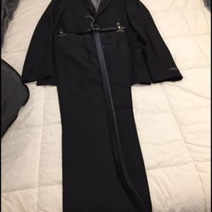 Worn once black Attitude mens suit